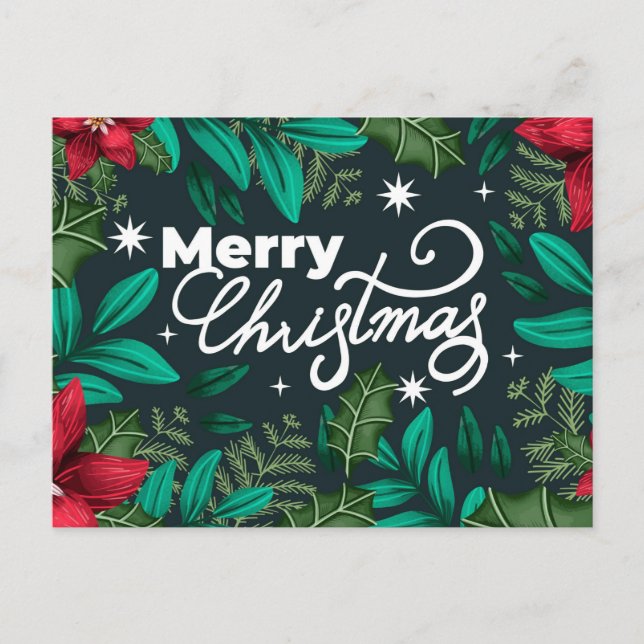 Tarjeta postal navideña (Anverso)