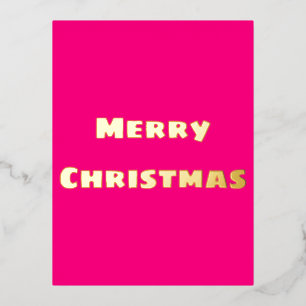 Tarjeta postal navideña Crimson Festin Merry