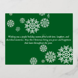 Tarjeta postal navideña de 10,8 cm x 14,2 cm con f