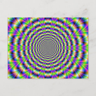 Tarjeta postal Neon Pulse