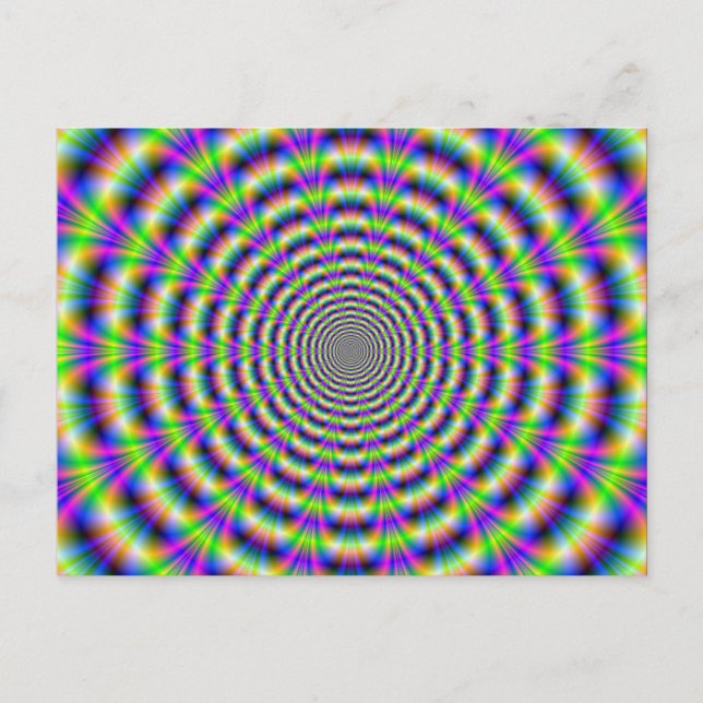 Tarjeta postal Neon Pulse (Anverso)