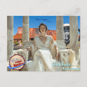 Tarjeta postal "No olvides Winona"