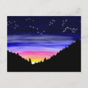 Tarjeta postal nocturna Diamond