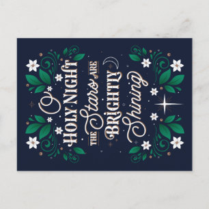 Tarjeta postal nocturna sagrada