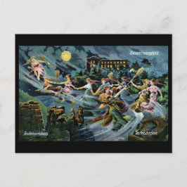 Tarjeta postal nocturna Witness Dance Walpurgis
