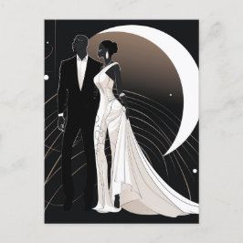 TARJETA POSTAL NOIR ELEGANCE #1