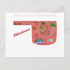 Tarjeta postal Nos hemos mudado a Oklahoma
