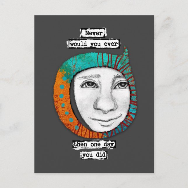 Tarjeta Postal "Nunca Lo Haría" (Anverso)