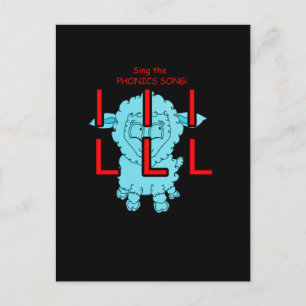 tarjeta postal o flashcard