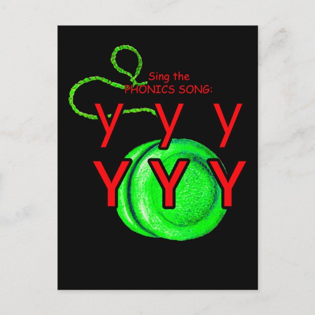 tarjeta postal o tarjeta de fonética (Anverso)