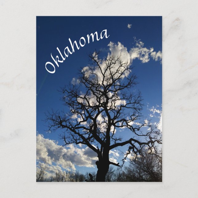 Tarjeta postal Oklahoma Blue Skies 3 (Anverso)
