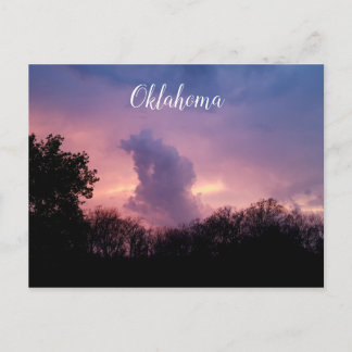 Tarjeta postal Oklahoma Stormy Skies