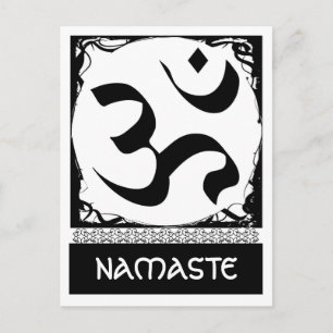 Tarjeta postal Om Yoga