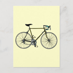 Tarjeta postal para bicicletas