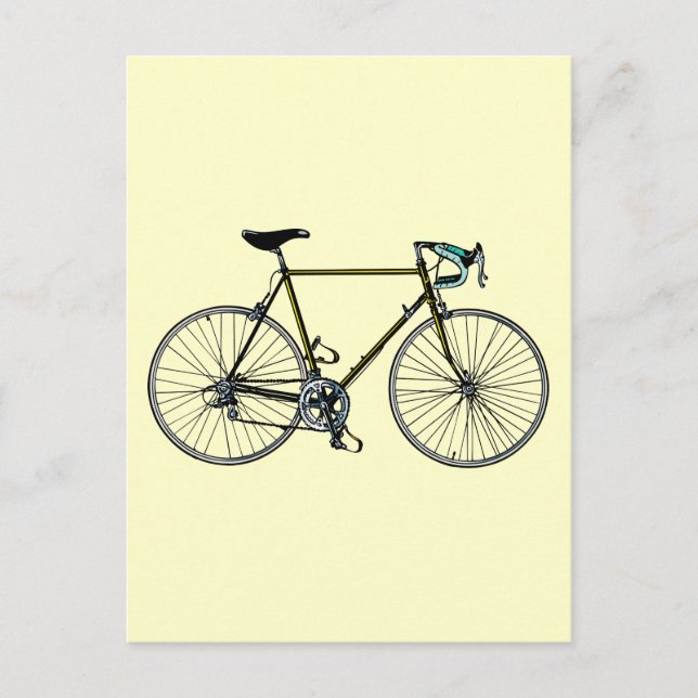 Tarjeta postal para bicicletas (Anverso)