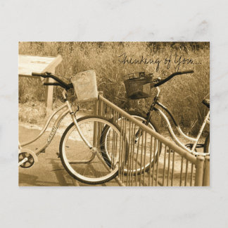 Tarjeta postal para bicicletas