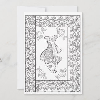 Tarjeta Postal para Colorear de Kenia – Proverbio