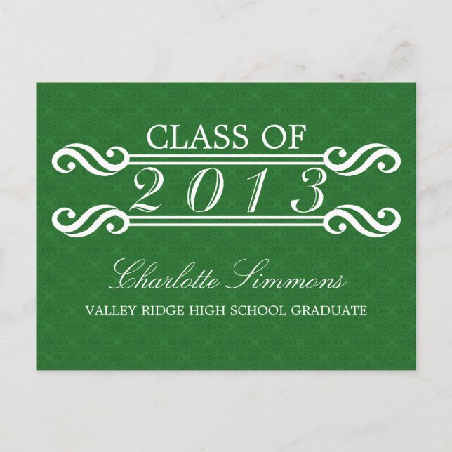 Tarjeta postal para Fiesta Grad 2013 de Green Vint (Anverso)
