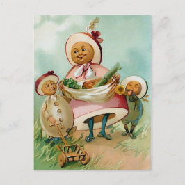 Tarjeta postal para gente de huevos raros