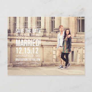 Tarjeta Postal para Guardar la Fecha