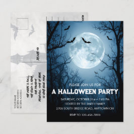 Tarjeta postal para la invitación a la fiesta de H