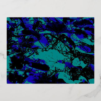 Tarjeta postal para la invitación al Relieve metal