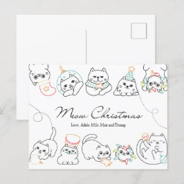 Tarjeta postal para los Navidades del amante del g