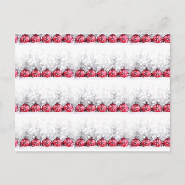 **TARJETA POSTAL PARA NAVIDADES** CON BOMBAS DE BO (Anverso)