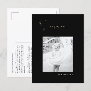 Tarjeta postal para Navidades de alegría de radian