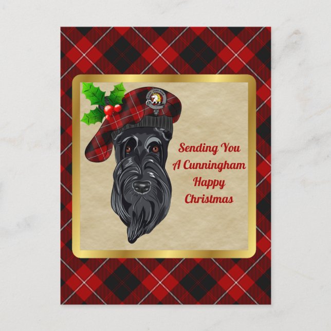 Tarjeta postal para Navidades de la marca Cunningh (Anverso)