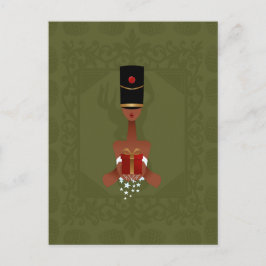 Tarjeta postal para Navidades de regalo navideño d