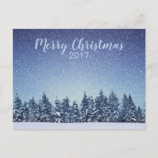 Tarjeta postal para Navidades de vacaciones en el 