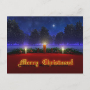 Tarjeta postal para Navidades de visiones más bril