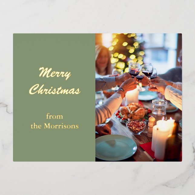 Tarjeta postal para navidades, tarjeta de Relieve  (Anverso)