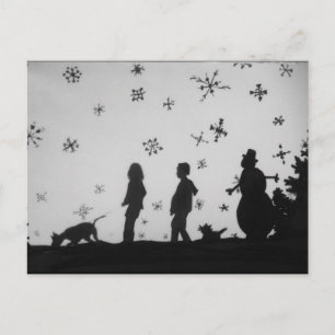 Tarjeta postal para Navidades/vacaciones "Familia 