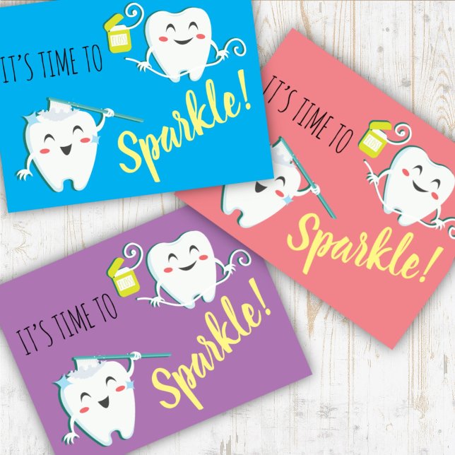 Tarjeta postal para recordatorio de citas dentales (Subido por el creador)