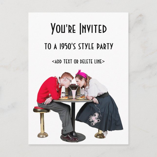 Tarjeta Postal Pareja Sodashop - No se incluyen so (Anverso)