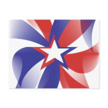 Tarjeta postal patriótica Dazzle Me