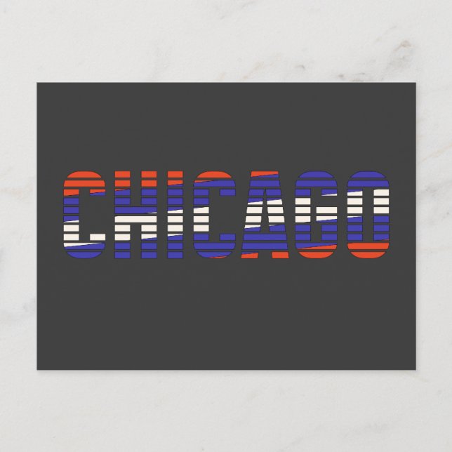 tarjeta postal patriótica de chicago (Anverso)