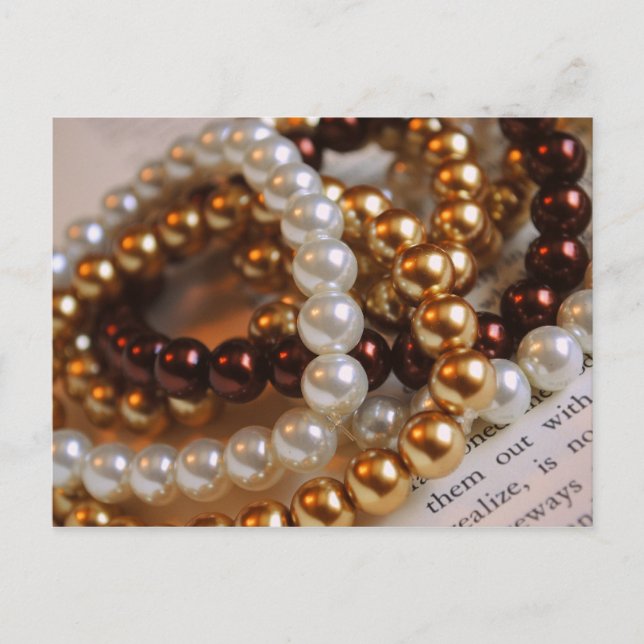 Tarjeta postal Pearl Bracelets (Anverso)