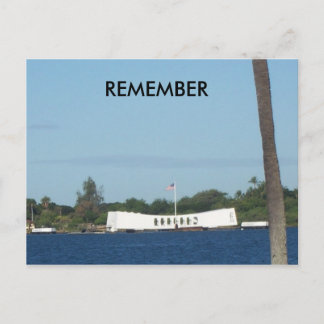 Tarjeta postal Pearl Harbor