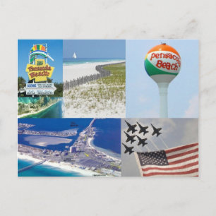 tarjeta postal pensacola beach florida