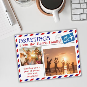 Tarjeta postal personalizada con foto para enviar