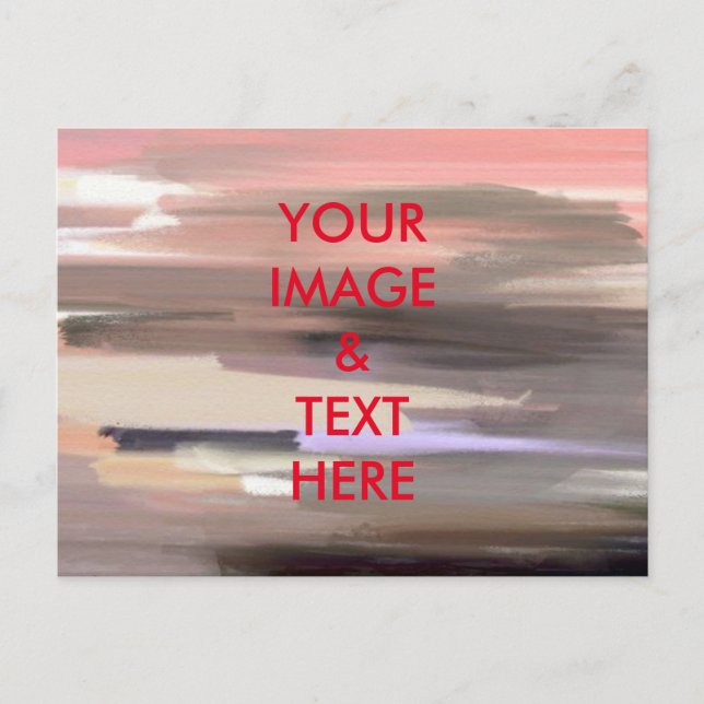 Tarjeta Postal Personalizada con tu Propia Foto (Anverso)