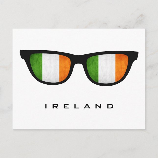 Tarjeta postal personalizada de Irlanda con texto  (Anverso)