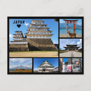 Tarjeta postal personalizada de Japón con saludos