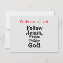 Tarjeta postal personalizada de Jesús