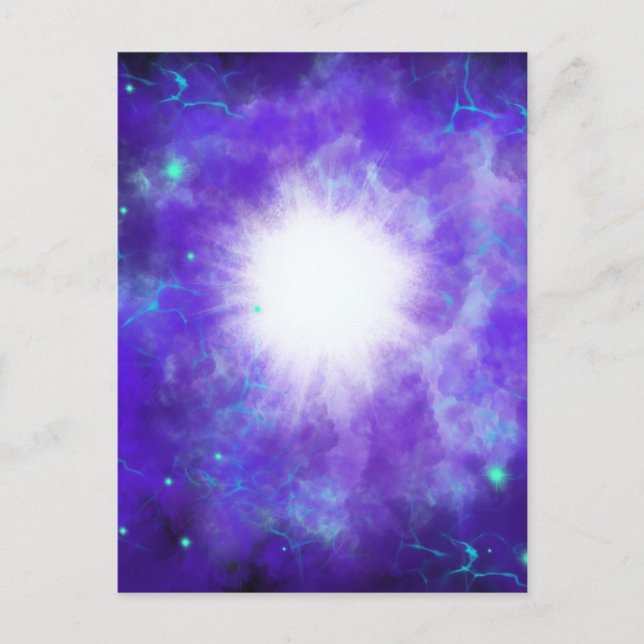 Tarjeta postal personalizada de Navidad con la est (Anverso)