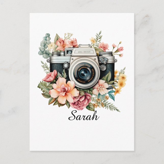 Tarjeta postal personalizada del fotógrafo (Anverso)