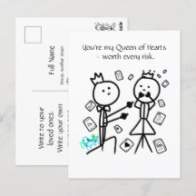 Tarjeta postal personalizada House of Cards